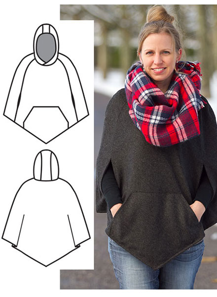 diskret Indsigtsfuld Trivial Hooded Cape Pattern - Women's Cape Pattern | Gina Renee Designs