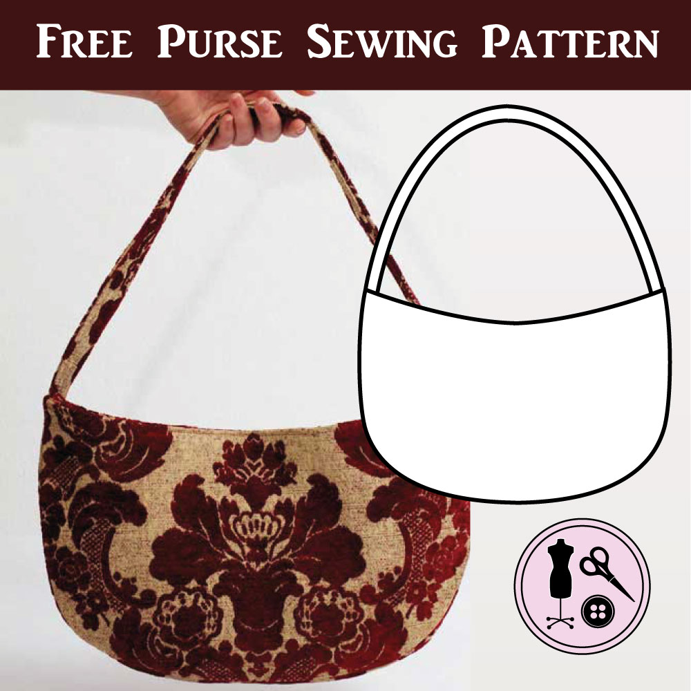 90s shoulder discount bag sewing pattern