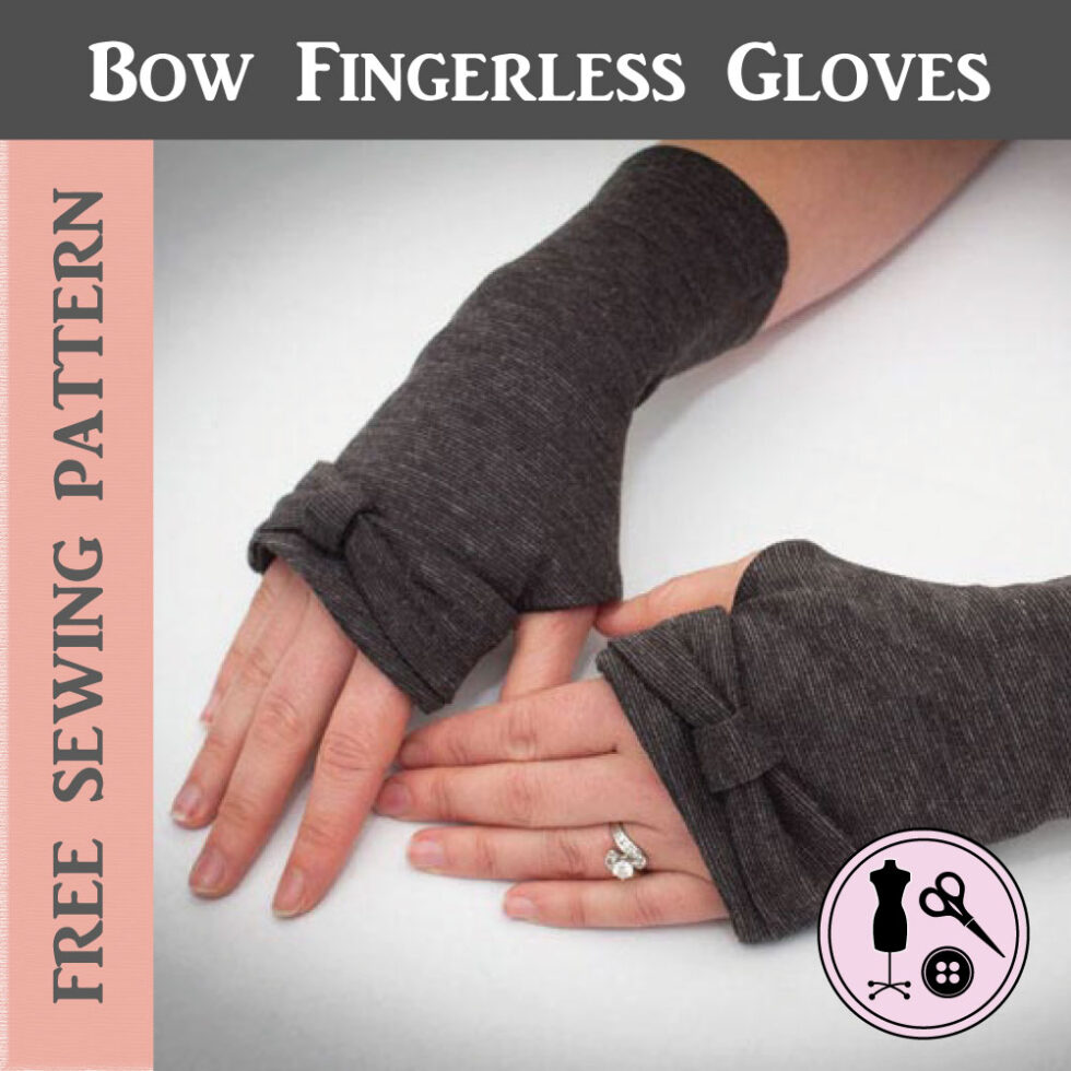 Free Sewing Pattern Bow Fingerless Gloves Gina Renee Designs