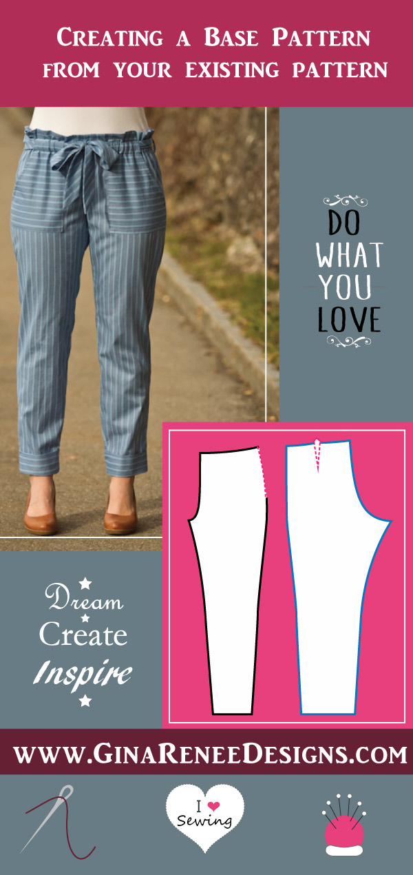 Learn How to Draft the Basic Pants Pattern - The Shapes of Fabric