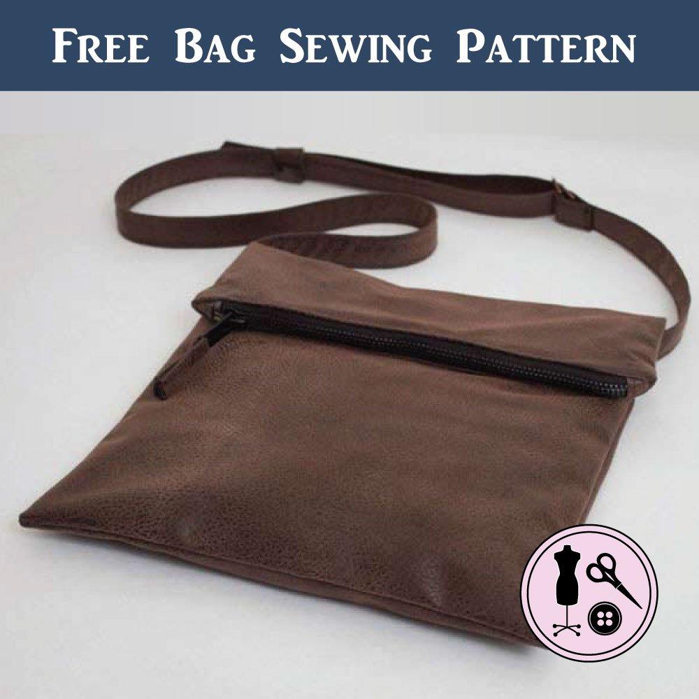 DIY Faux leather Purse bag | 인조가죽 체인 크로스백 | To make Chain cross body bag(free  pattern) #sewingtimes - YouTube