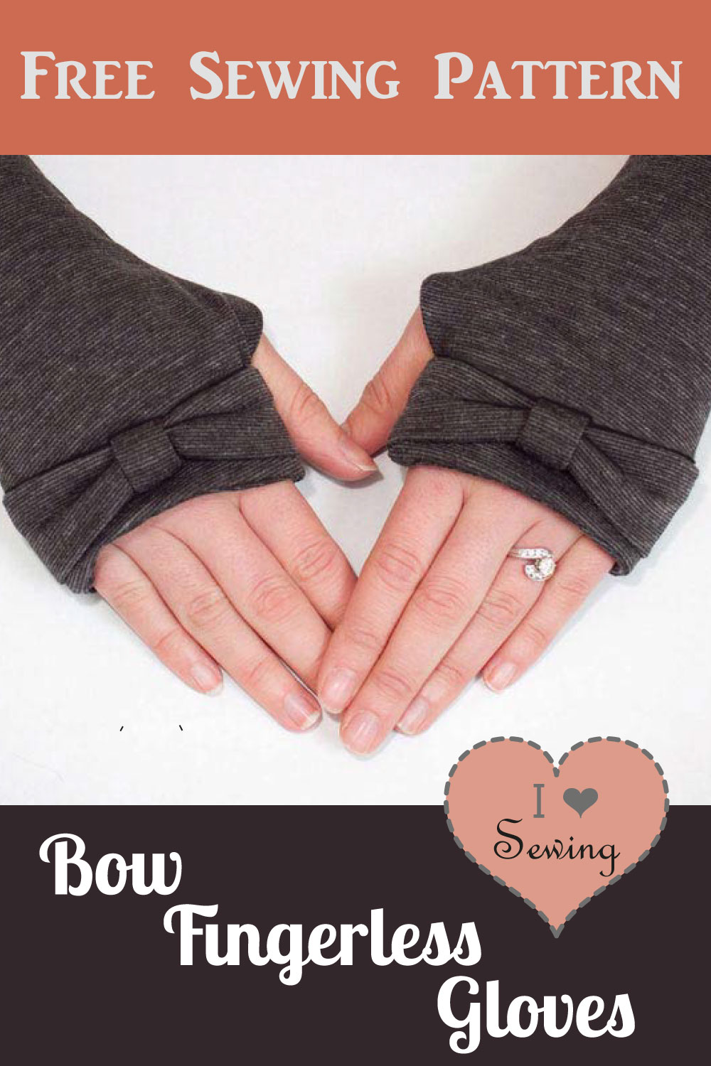 Free Sewing Pattern - Bow Fingerless Gloves