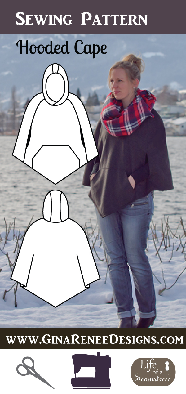 Hooded Cape Sewing Pattern