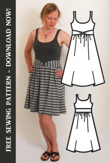 story feasible rim Free Dress Sewing Pattern - Tank Dress | Gina Renee Designs