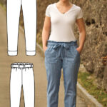 Pattern Linen Pants