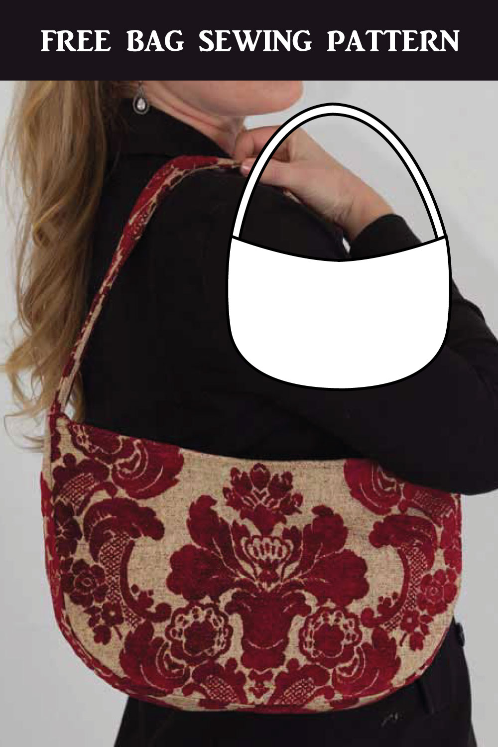 Hobo Bag PDF Sewing Pattern Instant Download Pattern 