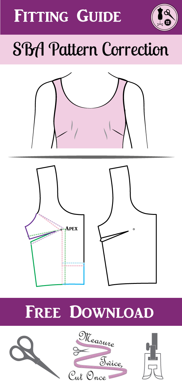 Small Bust Adjustment Pattern Correction Gina Renee Designs
