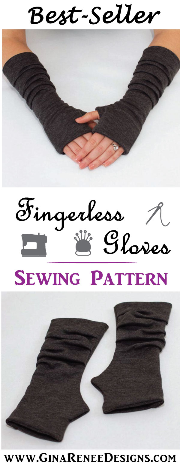Fingerless Gloves Sewing Pattern