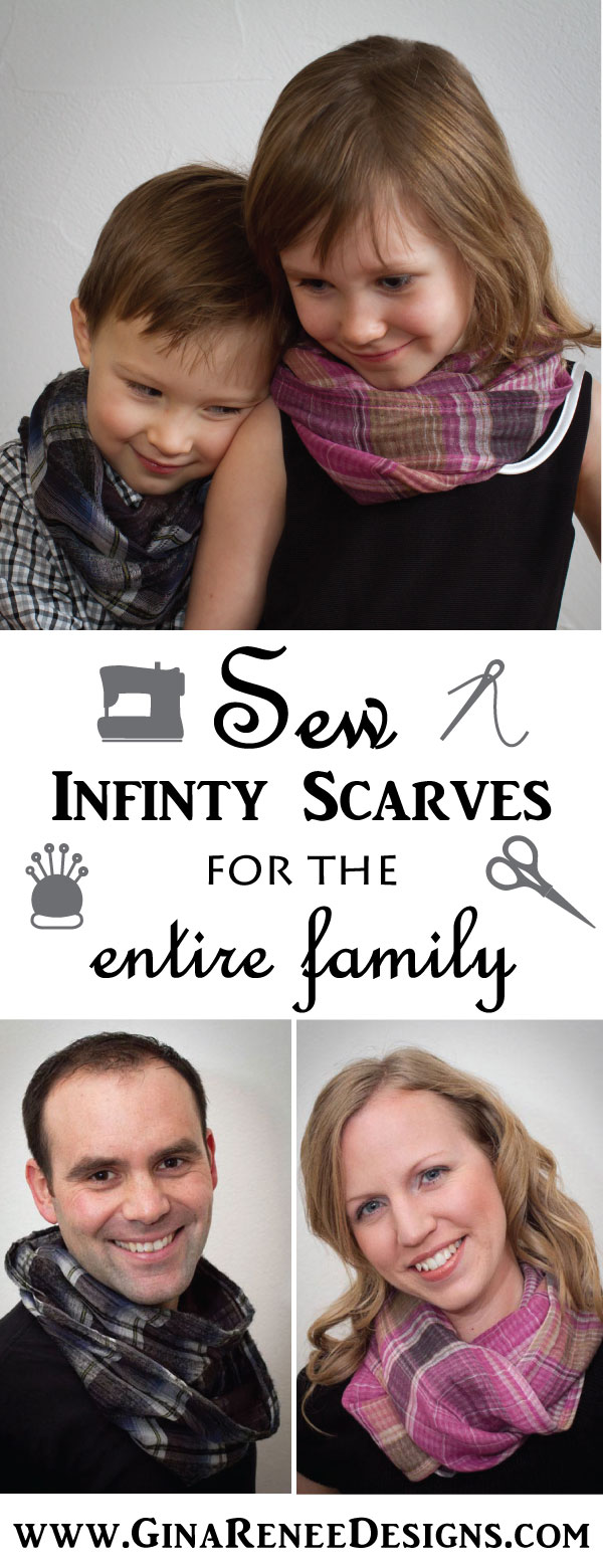 Mens Infinity Scarf Sewing Pattern