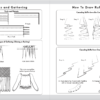 Sketches of standard ruffles, tucks and gathering.