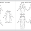 Sketches of Coats Jackets, and Capes.