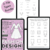 Product listing for The Fashion Design Book Bundle 2-pack of the