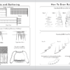 About fashion industry and flat sketches.